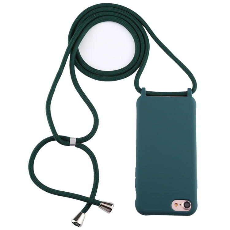 Candy Color TPU Protective Case with Lanyard, For iPhone 6s / 6, For iPhone 6s Plus / 6 Plus, For iPhone 8 / 7 - HoMEdemic™ 