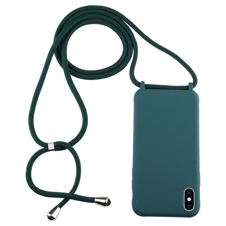 Candy Color TPU Protective Case with Lanyard, For iPhone XS / X, For iPhone XS Max, For iPhone XR - HoMEdemic™ 