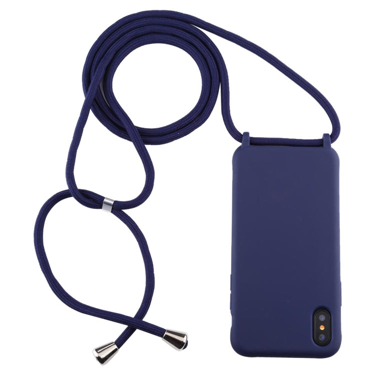 Candy Color TPU Protective Case with Lanyard, For iPhone XS / X, For iPhone XS Max, For iPhone XR - HoMEdemic™ 