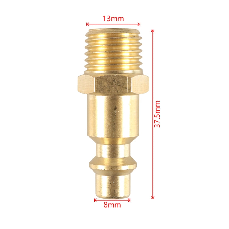 Car 1/4NPT Brass American Style Pneumatic Chuck(Yellow) - HoMEdemic™ 