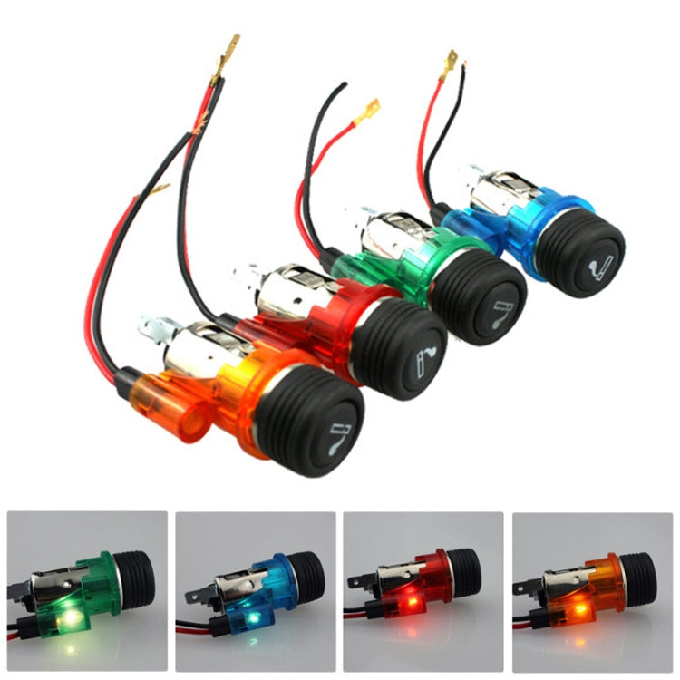 Car 10A 12V European Standard Cigarette Lighter Full Assembly with Light - HoMEdemic™