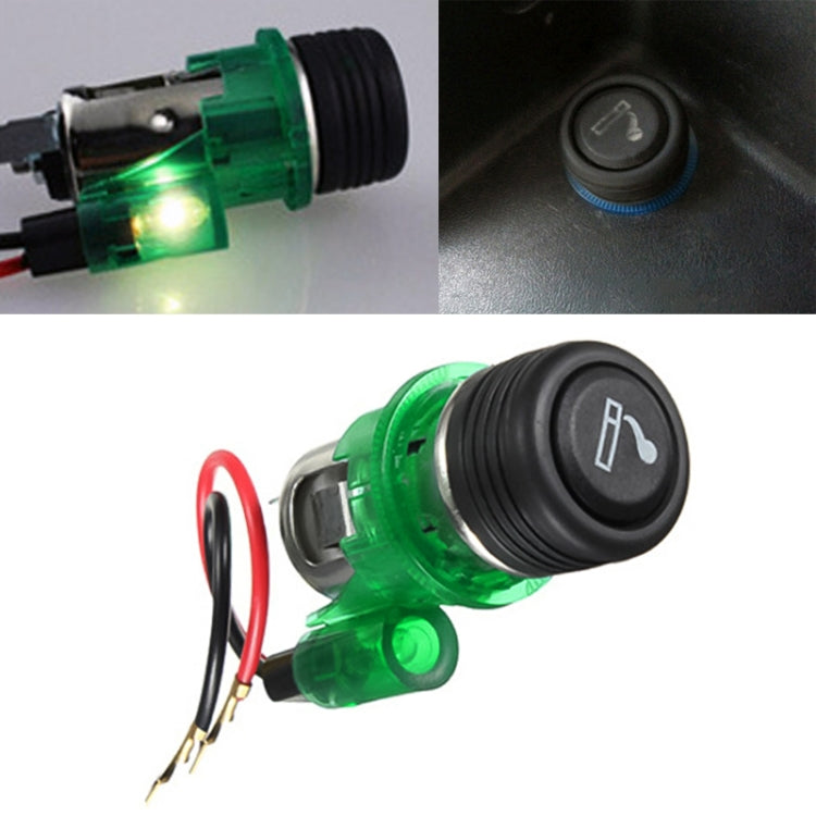 Car 10A 12V European Standard Cigarette Lighter Full Assembly with Light - HoMEdemic™