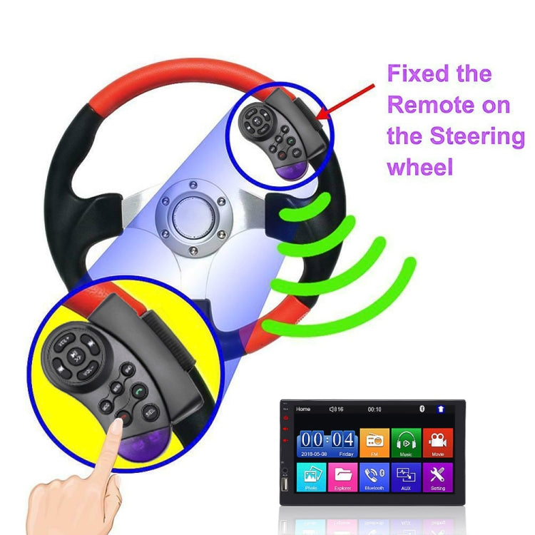 Car 11 Key Multimedia Steering Wheel Remote Controller, 11 Key - HoMEdemic™ 
