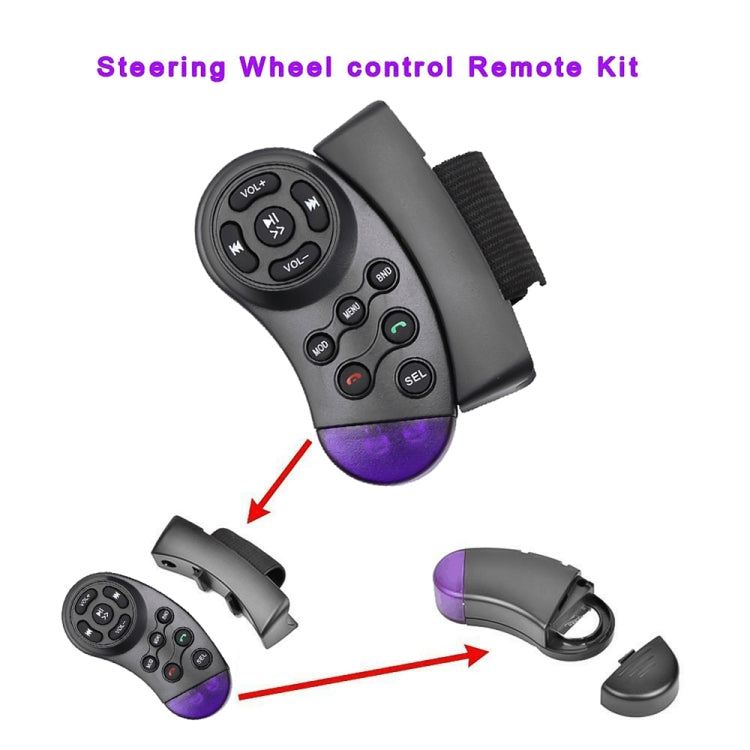 Car 11 Key Multimedia Steering Wheel Remote Controller, 11 Key - HoMEdemic™ 