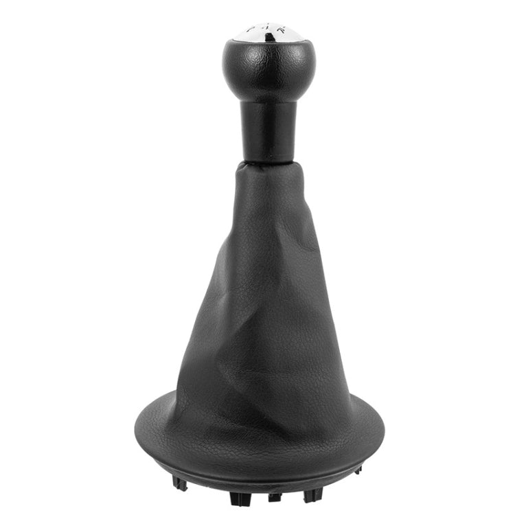Car 5 Speed Gear Lever Hand Ball Leather Gear Shift Knob with Dustproof Cover for Citroen Berlingo III MK3 / Peugeot Partner 2008- - HoMEdemic™ 