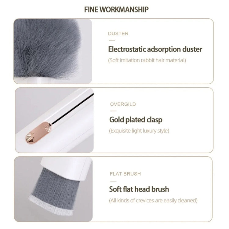 Car Air Conditioner Air Outlet Gap Dust Cleaning Soft Brush(Grey) - HoMEdemic™ 