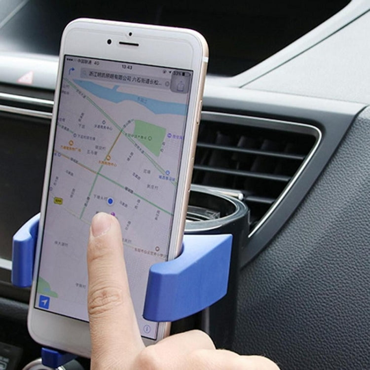 Car Air Conditioner Air Outlet Mobile Phone Water Cup Holder(Black) - HoMEdemic™ 