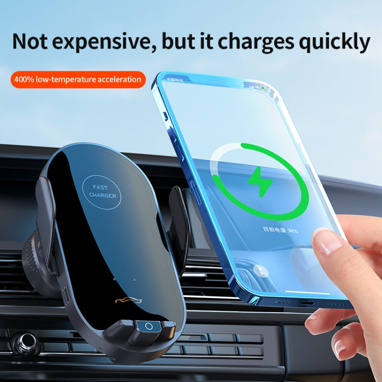 Car Air Outlet Smart Induction Wireless Charging Mobile Phone Holder(Black 66W) - HoMEdemic™ 
