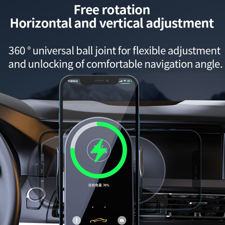 Car Air Outlet Smart Induction Wireless Charging Mobile Phone Holder(Black 66W) - HoMEdemic™ 