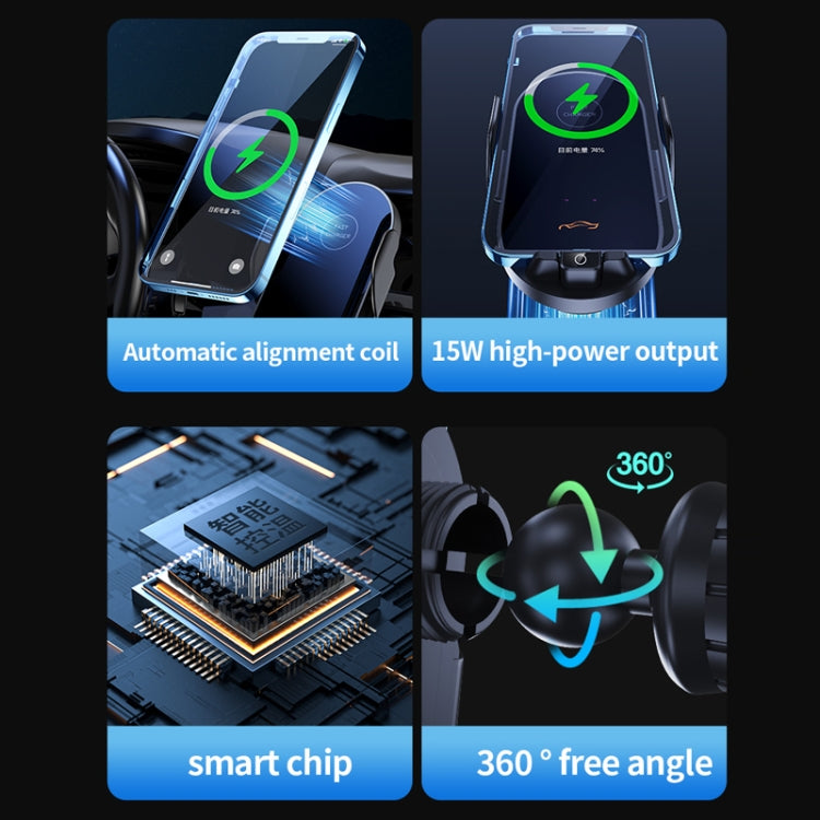 Car Air Outlet Smart Induction Wireless Charging Mobile Phone Holder(Black 66W) - HoMEdemic™ 