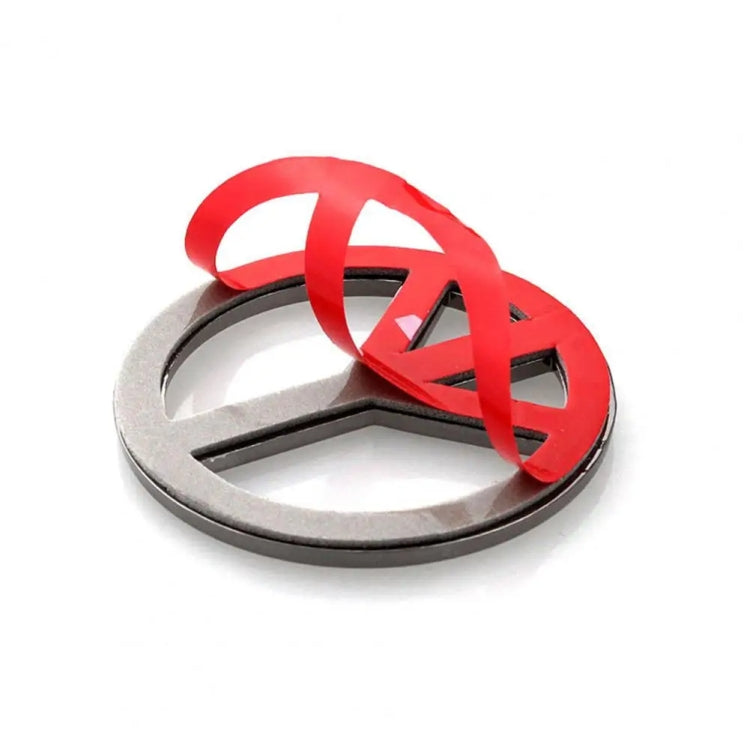 Car Anti-War Peace Sign Three-Dimensional Metal Stickers, Color: Titanium Black - HoMEdemic™ 
