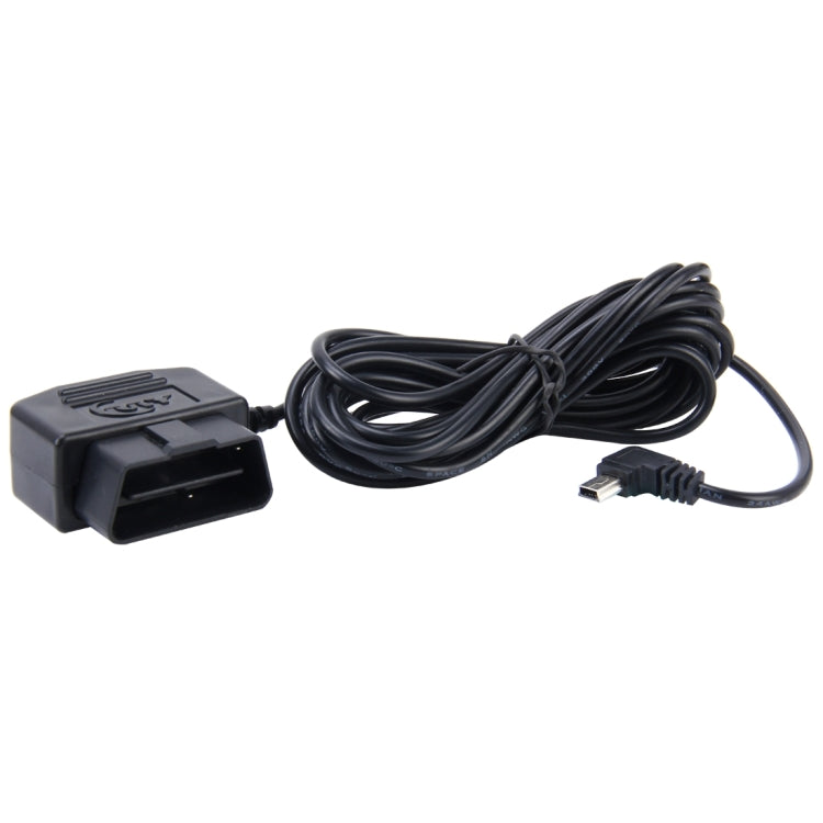 Car Auto 16Pin OBD Charging Cable Micro USB Power Adapter for GPS Tablet E-dog Phone, Cable Length: 2m, OBD - HoMEdemic™ 