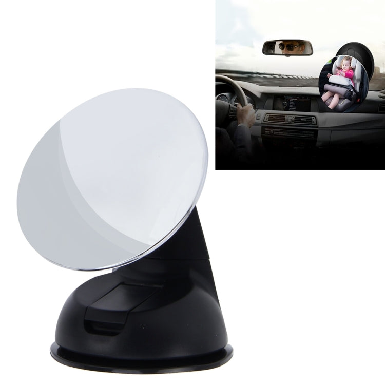 Car Auto 360 Degree Adjustable Baby View Mirror Rear Baby Safety Convex Mirror, Diameter: 85mm, 85mm - HoMEdemic™ 