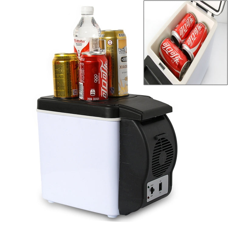 Car Auto 48W Portable Multi-Function Cooling and Warming 6L Low Noise Refrigerator for Car and Home, Cord Length: 1.8m, 6L Low Noise - HoMEdemic™ 