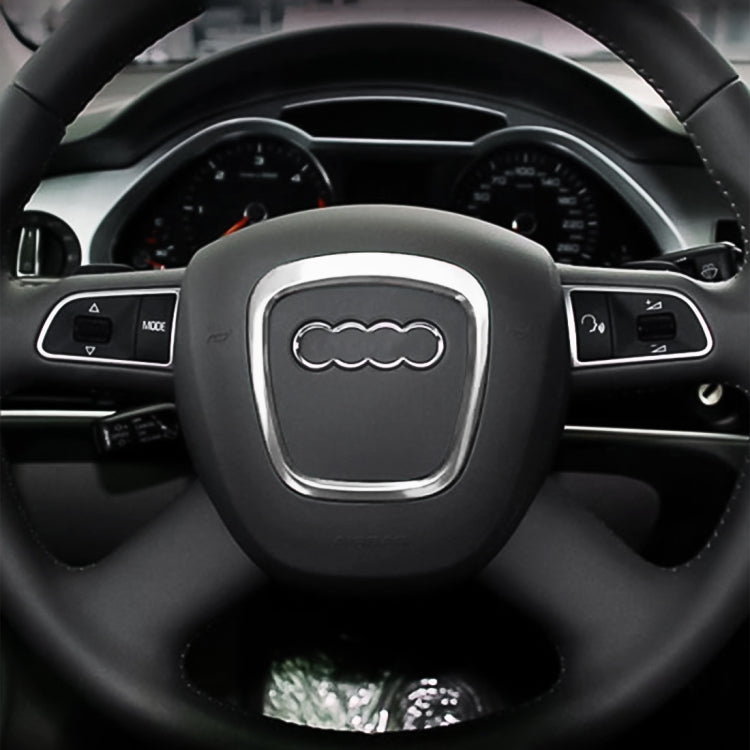 Car Auto Steering Wheel Decorative Ring Cover Trim Sticker Decoration for Audi - HoMEdemic™ 