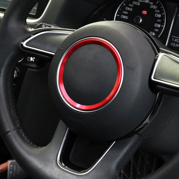 Car Auto Steering Wheel Ring Cover Trim Sticker Decoration for Audi A4L / A3 / A5 2017-2019 - HoMEdemic™ 