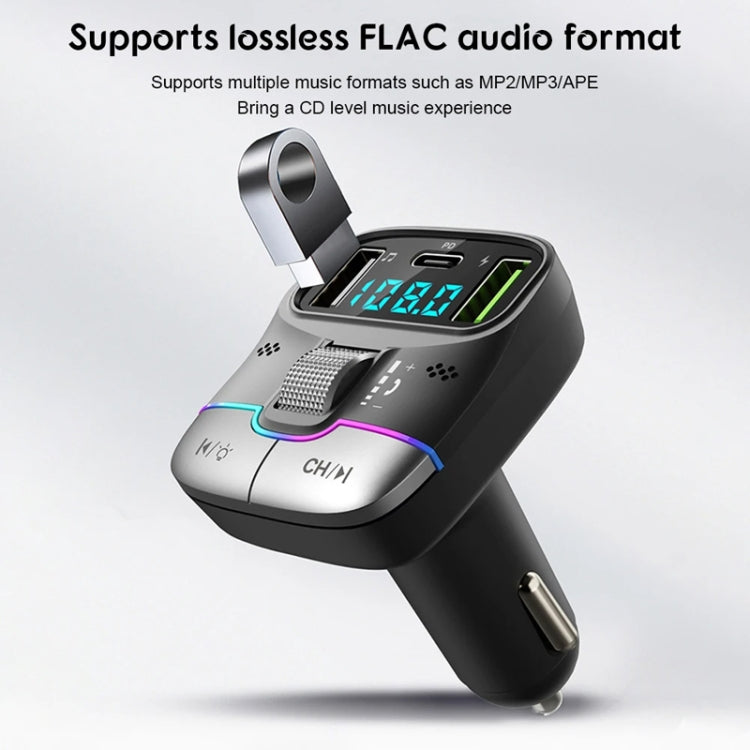 Car Bluetooth MP3 Player Fast Charging Charger(Black) - HoMEdemic™ 