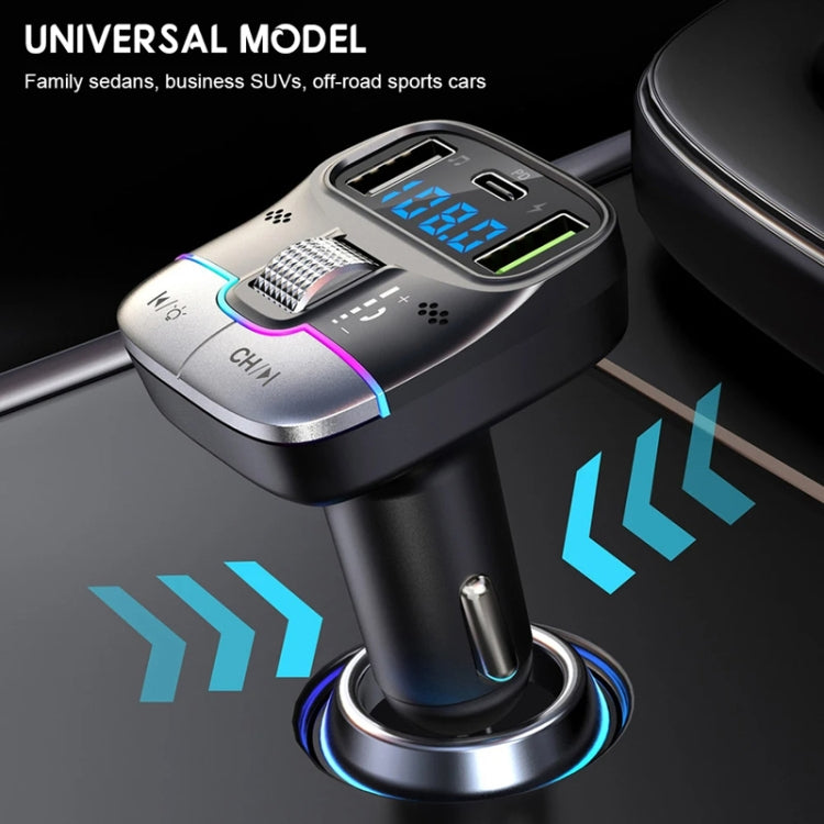 Car Bluetooth MP3 Player Fast Charging Charger(Black) - HoMEdemic™ 