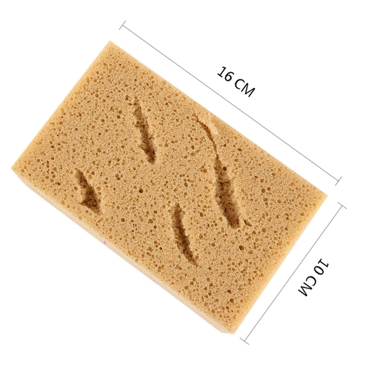 Car Care Wear-resistant Brown Soft Sponge Car Wash Cleaning Pad((Khaki) - HoMEdemic™ 