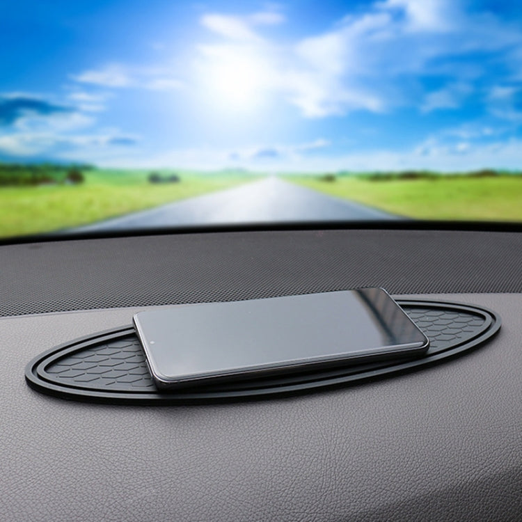 Car Center Console Ornaments Oval Anti-slip Mat, Style: With Diamond - HoMEdemic™ 