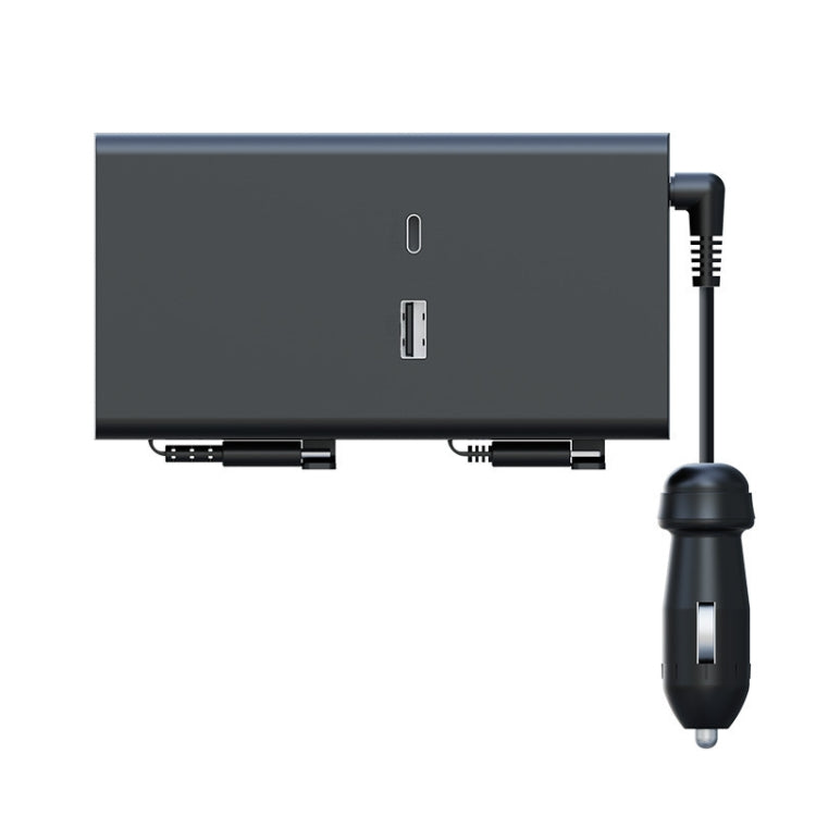 Car Cigarette Lighter Rear Seat Retractable Dual-Wire Charger(Black) - HoMEdemic™ 
