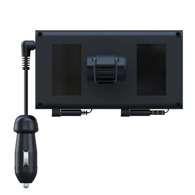 Car Cigarette Lighter Rear Seat Retractable Dual-Wire Charger(Black) - HoMEdemic™ 