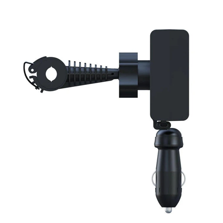Car Cigarette Lighter Rear Seat Retractable Dual-Wire Charger(Black) - HoMEdemic™ 
