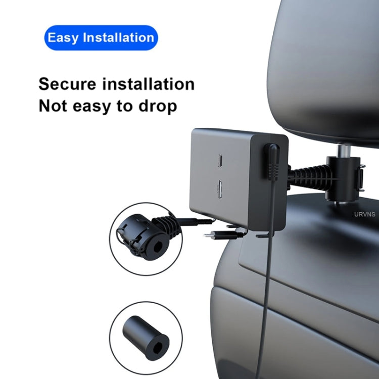 Car Cigarette Lighter Rear Seat Retractable Dual-Wire Charger(Black) - HoMEdemic™ 