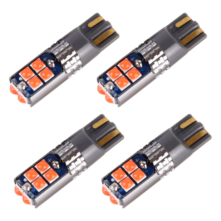 4 PCS T10 DC12V / 2W Car Clearance Light 10LEDs SMD-3030 Lamp Beads, 10LEDs SMD-3030 (Red Light), 10LEDs SMD-3030 (White Light), 10LEDs SMD-3030 (Yellow Light), 10LEDs SMD-3030 (Ice Blue Light), 10LEDs SMD-3030 (Blue Light), 10LEDs SMD-3030 (Pink Light... - HoMEdemic™ 