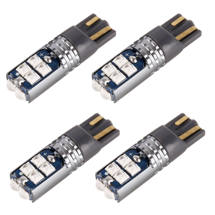 4 PCS T10 DC12V / 2W Car Clearance Light 10LEDs SMD-3030 Lamp Beads, 10LEDs SMD-3030 (Red Light), 10LEDs SMD-3030 (White Light), 10LEDs SMD-3030 (Yellow Light), 10LEDs SMD-3030 (Ice Blue Light), 10LEDs SMD-3030 (Blue Light), 10LEDs SMD-3030 (Pink Light... - HoMEdemic™ 