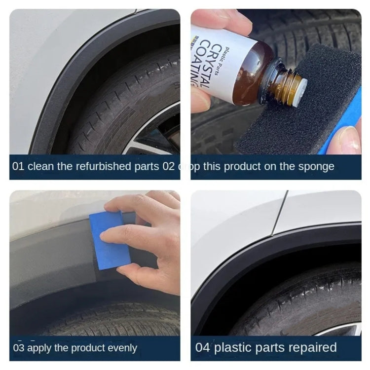 Car Crystal Plating Plastic Refurbishment Fluid, Capacity: 30ml, 30ml Plastic Refurbishment Fluid - HoMEdemic™ 