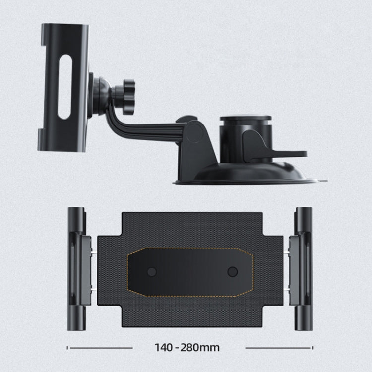 Car Dashboard Tablet Holder PU Suction Cup Windshield Bracket, PU Suction Cup - HoMEdemic™ 