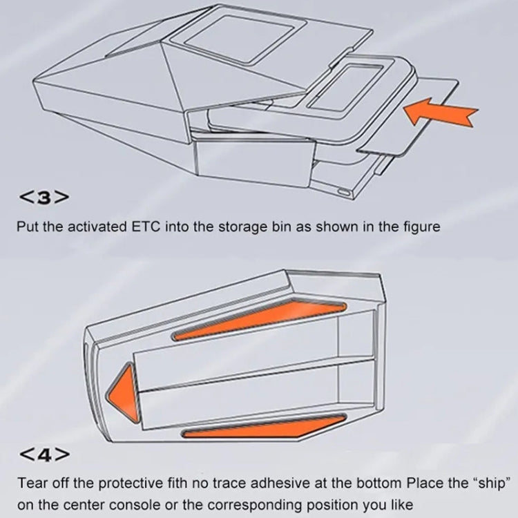 Car ETC Bracket Organizer Automotive Removable Center Console Ornament, Model: Speed Version - HoMEdemic™ 