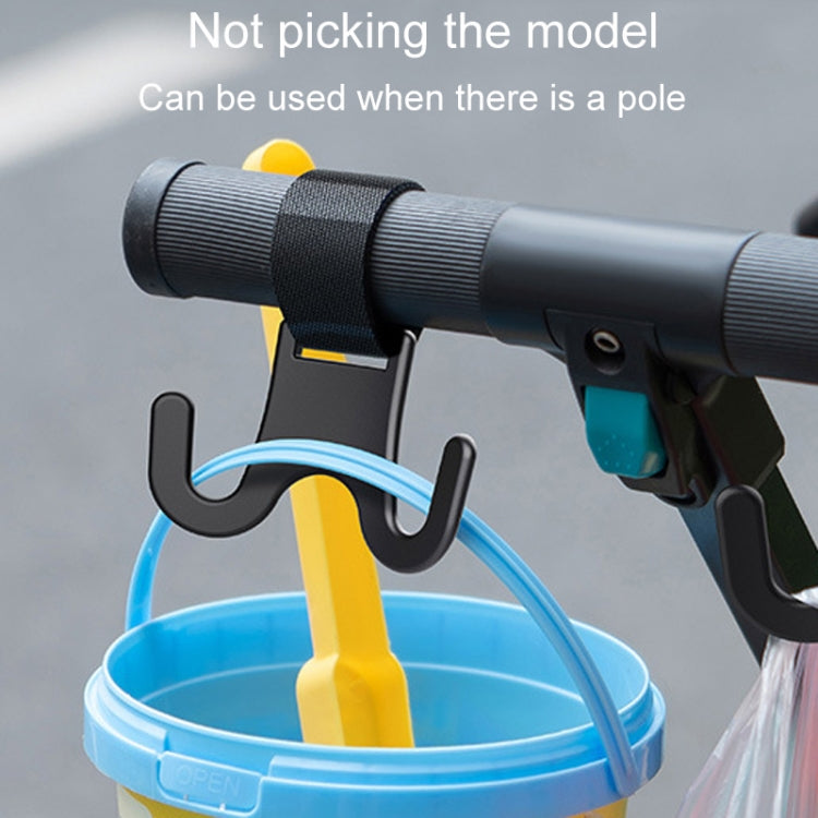 Car Electrical Bike Dual Hooks Stroller Portable Multi-Purpose Pole Hangers(Black) - HoMEdemic™ 