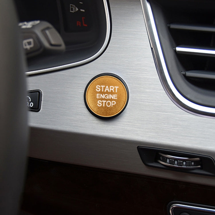 Car Engine Start Key Push Button Cover Trim Aluminum Alloy Sticker Decoration for Audi, For Audi - HoMEdemic™ 