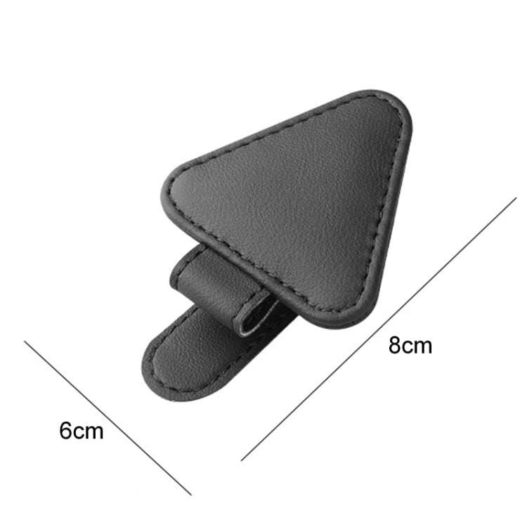 Car Eyeglasses Storage Clip Automobile Sun Visor Sunglasses Carrying Holder(Red) - HoMEdemic™ 