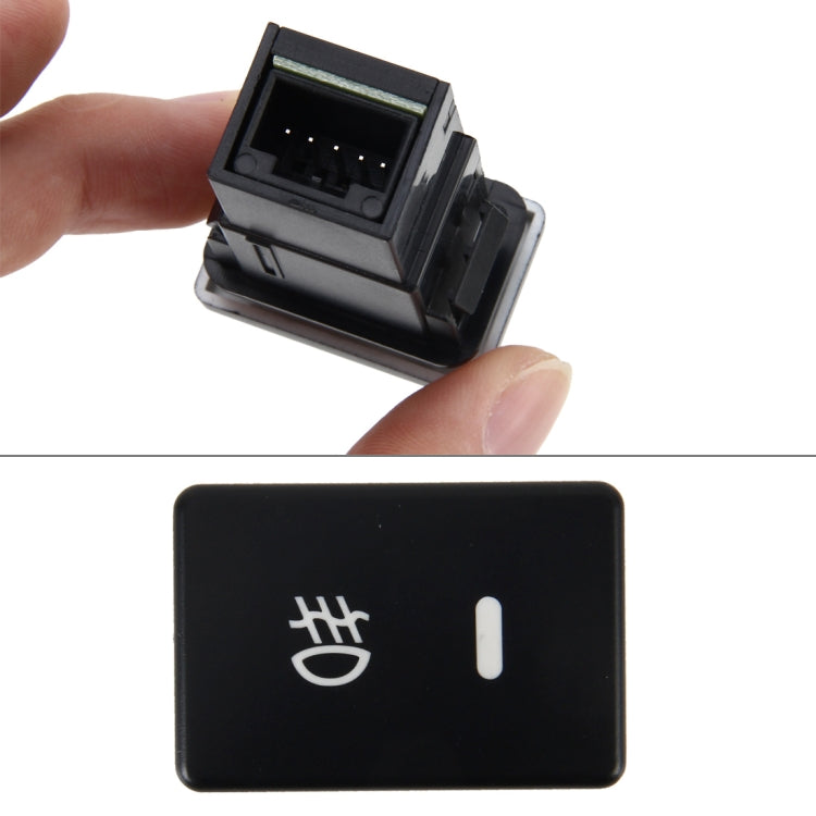 Car Fog Light Lamp Indicator 5 PIN On and Off Button Switch Control 4 Cable Auto Car Fog Light 5 Pin Switch On-Off Button Switch for Toyota, Small Size: 5*2.2*1.7cm, With Cable - HoMEdemic™ 