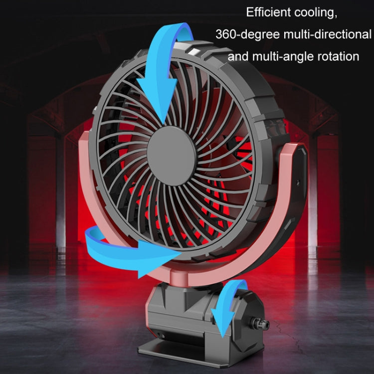 Car Foldable Steering USB Single-Head Fan(Black Red) - HoMEdemic™ 
