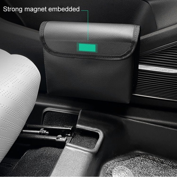 Car Folding Trash Can Multifunctional Seatback Hanging Storage Box(Black) - HoMEdemic™ 