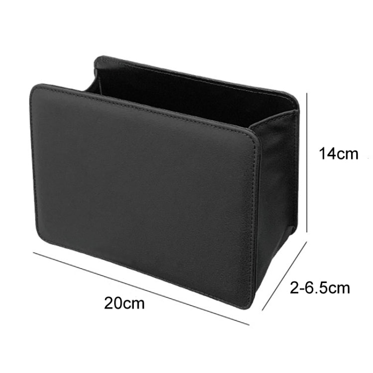 Car Folding Trash Can Multifunctional Seatback Hanging Storage Box(Wine Red) - HoMEdemic™ 