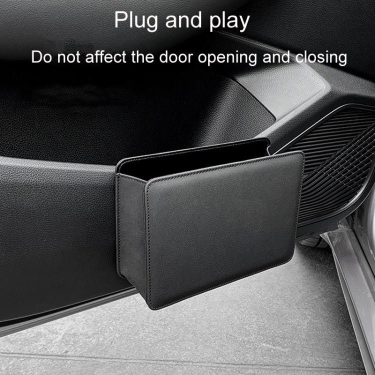 Car Folding Trash Can Multifunctional Seatback Hanging Storage Box(Wine Red) - HoMEdemic™ 