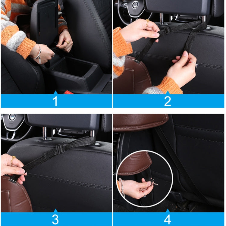 Car Front Seat Hanging Bag Storage Bag, Storage Bag (Black), Storage Bag, Storage Bag (Beige), Storage Bag (Red), Storage Bag (Wine Red), Storage Bag (Brown) - HoMEdemic™ 