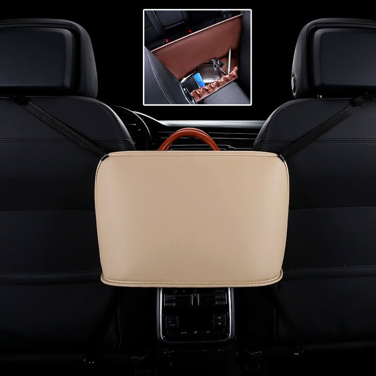 Car Front Seat Hanging Bag Storage Bag, Storage Bag (Black), Storage Bag, Storage Bag (Beige), Storage Bag (Red), Storage Bag (Wine Red), Storage Bag (Brown) - HoMEdemic™ 