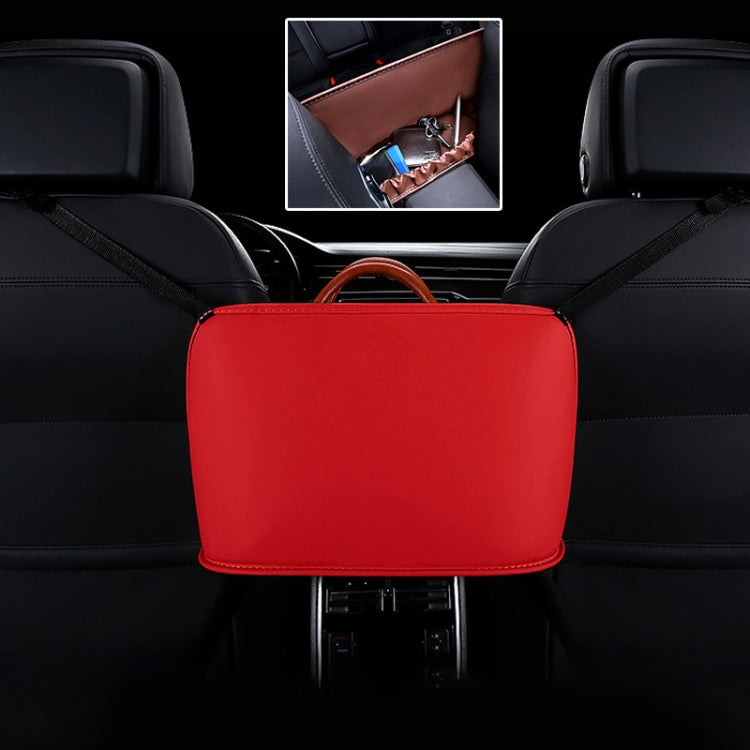 Car Front Seat Hanging Bag Storage Bag, Storage Bag (Black), Storage Bag, Storage Bag (Beige), Storage Bag (Red), Storage Bag (Wine Red), Storage Bag (Brown) - HoMEdemic™ 