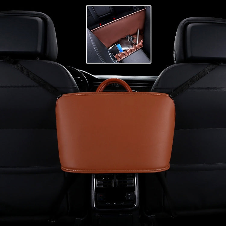 Car Front Seat Hanging Bag Storage Bag, Storage Bag (Black), Storage Bag, Storage Bag (Beige), Storage Bag (Red), Storage Bag (Wine Red), Storage Bag (Brown) - HoMEdemic™ 