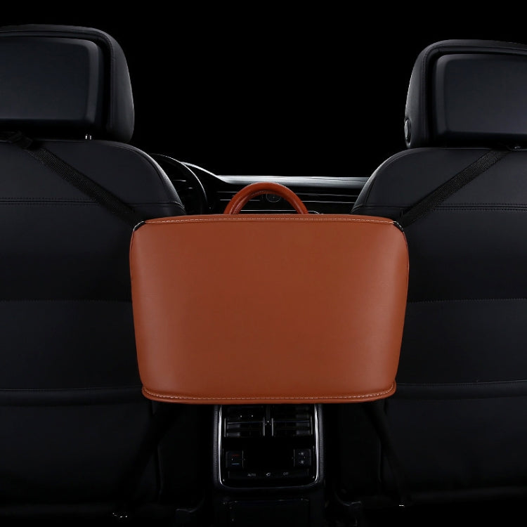 Car Front Seat Hanging Bag Storage Bag, Storage Bag (Brown), Storage Bag (Black), Storage Bag, Storage Bag (Beige), Storage Bag (Red), Storage Bag (Wine Red) - HoMEdemic™ 
