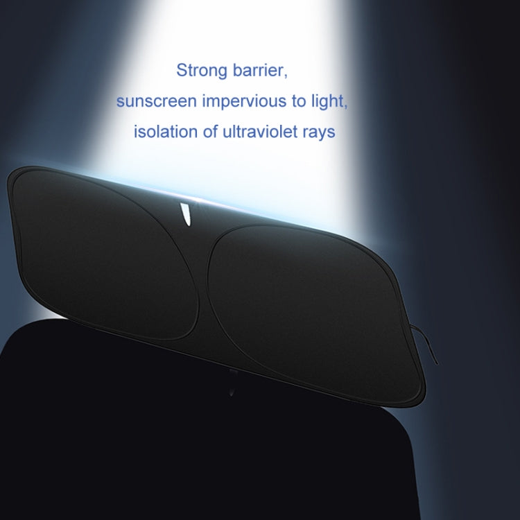 Car Front Windshield Heat Insulation Sun Protection Visor, Specification: Front Block 145x80cm - HoMEdemic™ 