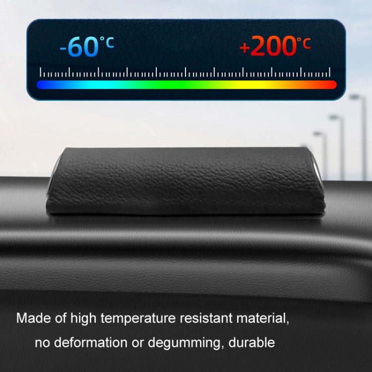 Car Front Windshield Temporary Parking Number Plate Interior Decoration(Black) - HoMEdemic™ 