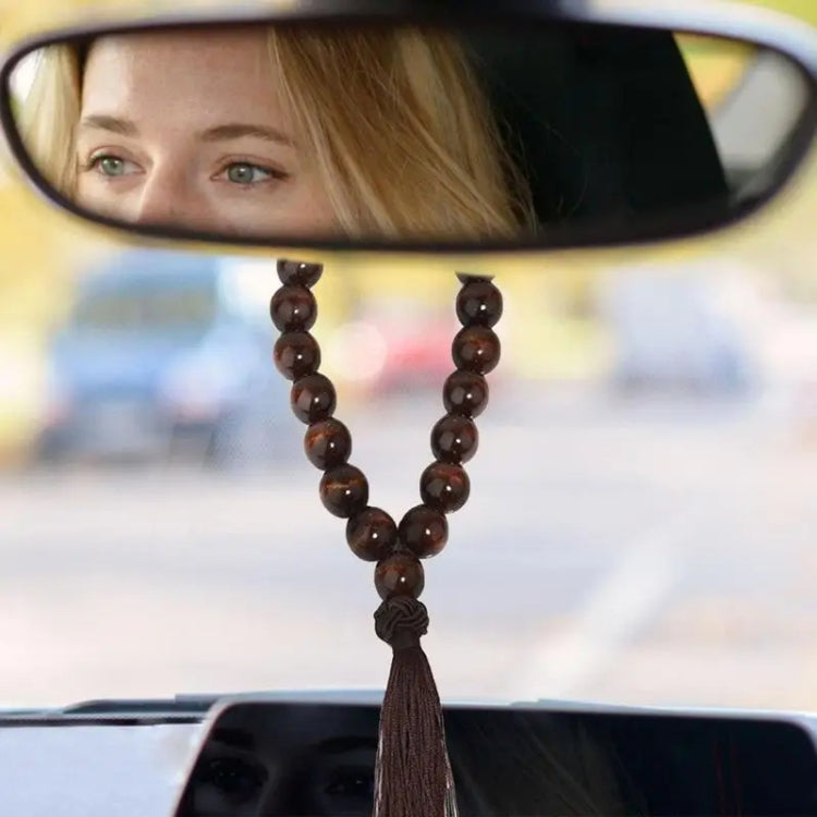 Car Gear Prayer For Blessing And Safety Buddha Beads Car Decorative Ornaments(Black) - HoMEdemic™ 