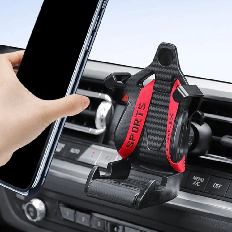 Car Gravity Air Outlet Navigation Mobile Phone Holder(Red Ribbon) - HoMEdemic™ 